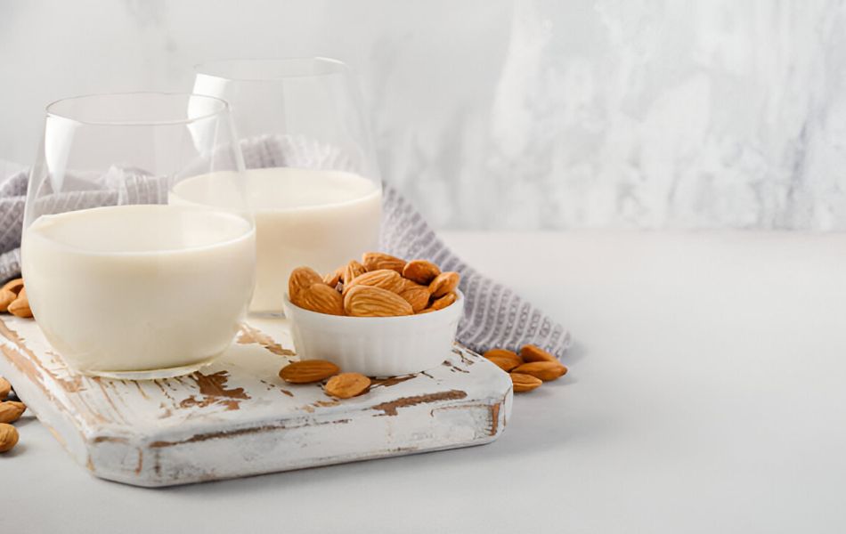 Almond Milk and Cornstarch creates a creamy texture similar to heavy cream
