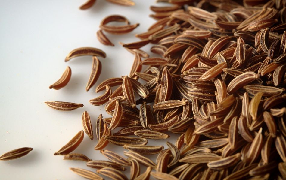 Caraway seeds are often called cumin's cousin because they share a similar taste