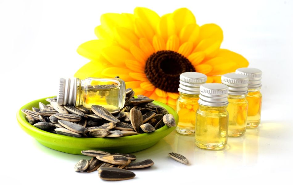 Sunflower oil works well as a substitute for vegetable oil