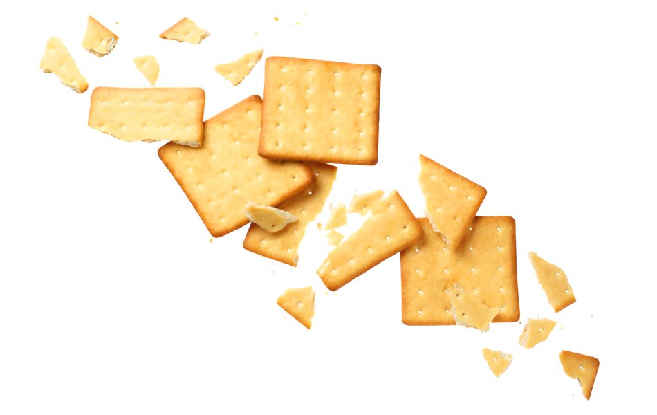 Crushed crackers offers a similar texture to bread crumbs.