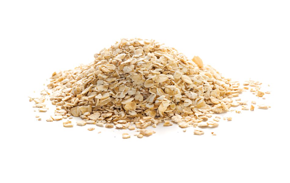 Rolled oats make a hearty, healthy alternative to bread crumbs.