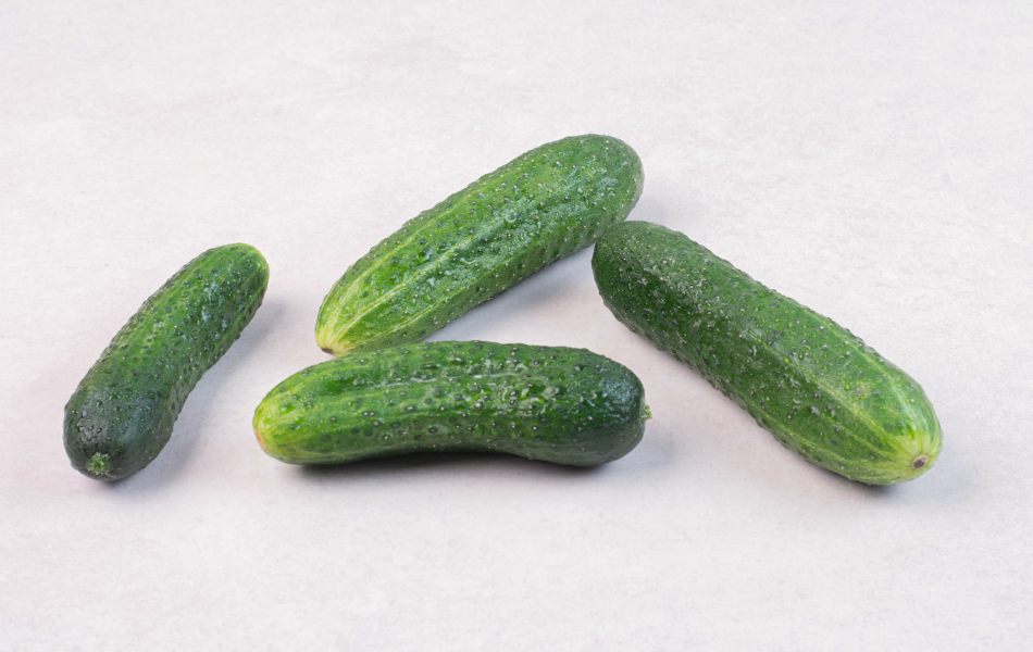 Cucumbers, like watermelon, are full of water, making them excellent for hydration