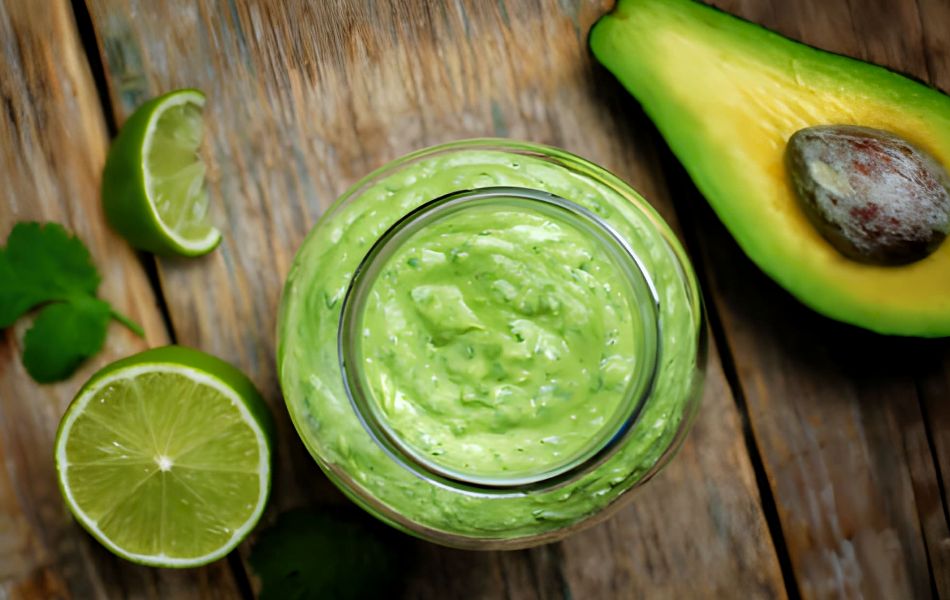 Healthy Sauces for Food -Creamy Avocado-Lime Sauce