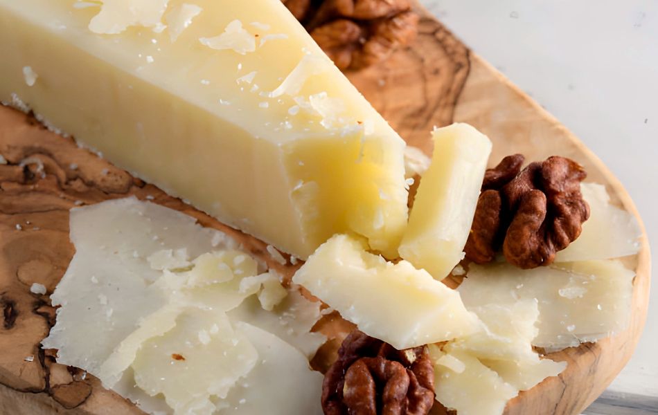 Pecorino Romano is probably the closest relative to Parmesan