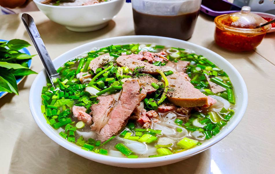 Pho offers many protein choices