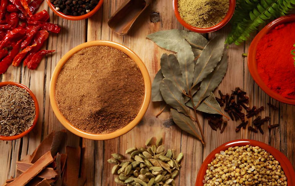Cooks add garam masala near the end, not the start